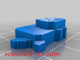 3D打印模型个性发卡的图片