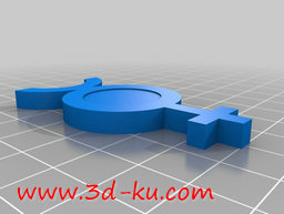 3D打印模型更清楚的分辨出男女性的图片
