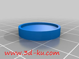 3D打印模型空白的硬币的图片