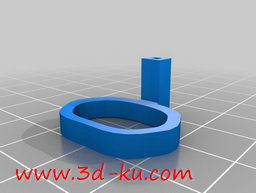 3D打印模型鲨鱼头上附加激光束的图片