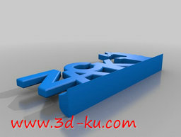 3D打印模型Zack与一只怪物的的图片