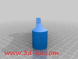 3D打印模型乐谱架上的夹书杆的图片
