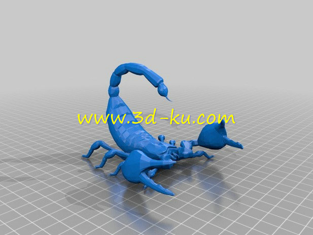 有毒的黑蝎子模型的图片1