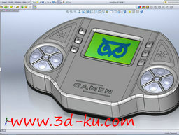 3D打印模型游戏手柄的图片