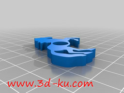 3D打印模型马形状的磁铁的图片