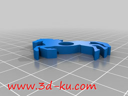 3D打印模型马形状的磁铁的图片