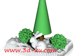 3D打印模型自然景观的图片