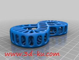 3D打印模型多孔数字8形状的图片