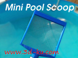 3D打印模型迷你游泳池勺的图片