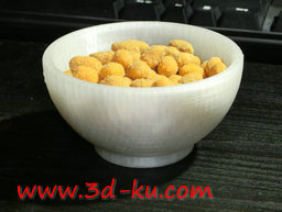 3D打印模型坚果零食装置容器的图片