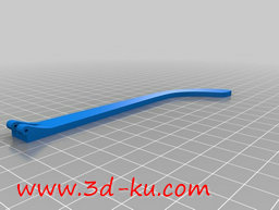 3D打印模型横条镂空的个性眼镜的图片