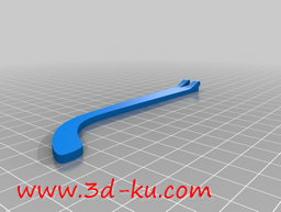 3D打印模型横条镂空的个性眼镜的图片