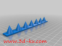 3D打印模型钉子阻拦器的图片