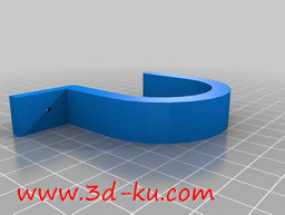 3D打印模型手电筒搁置架的图片