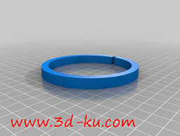 3D打印模型藏密筒环，内外紧密联的图片