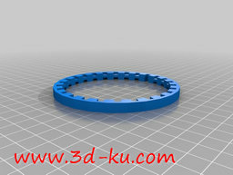 3D打印模型藏密筒环，内外紧密联的图片
