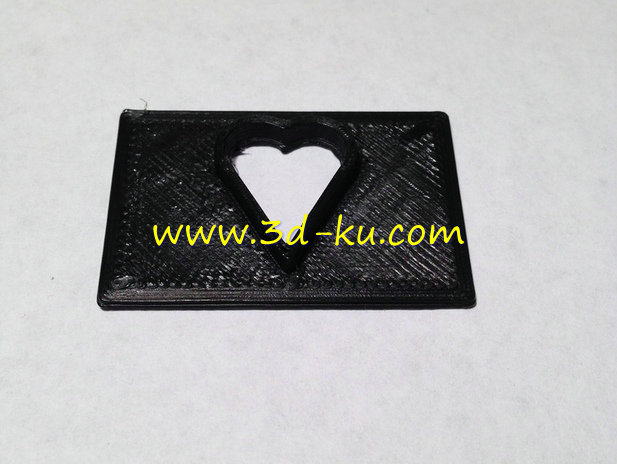 橡皮泥的心形模具模型的图片1