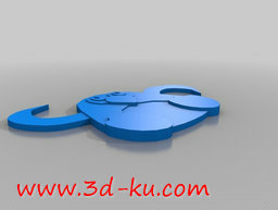 3D打印模型企鹅游戏块的图片