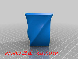 3D打印模型迷你花瓶，起到装饰作的图片