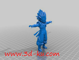 3D打印模型动漫龙珠中的悟空形象的图片