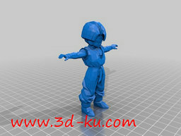 3D打印模型动漫龙珠中的悟空形象的图片