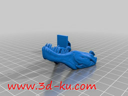 3D打印模型自行车龙头傀儡，挂在的图片