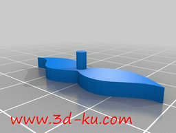 3D打印模型自行车龙头傀儡，挂在的图片