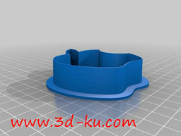 3D打印模型俗气的苹果蛋糕模具的图片