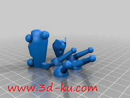 3D打印模型肢体灵活的小狗的图片