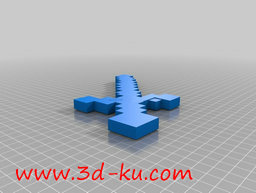 3D打印模型灵魂之剑，赐予我力量的图片
