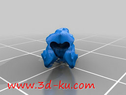 3D打印模型史前鳄鱼头骨的图片