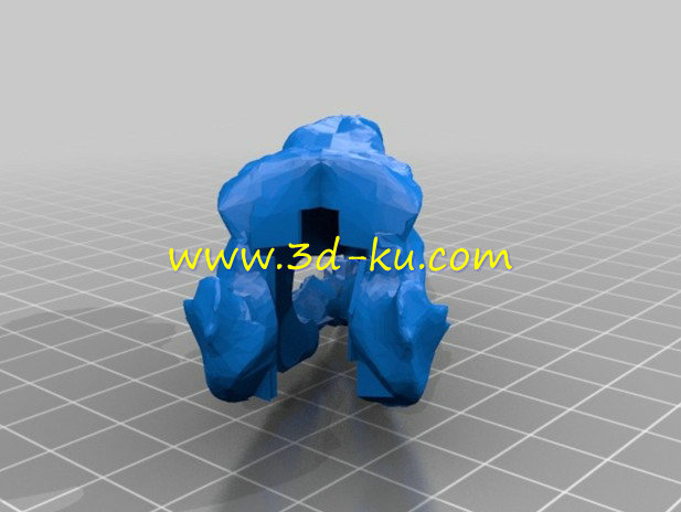 史前鳄鱼头骨模型的图片2
