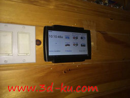 3D打印模型平板电脑壁挂的图片