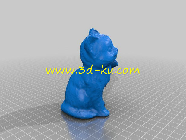 正冲你打招呼的小猫模型的图片2