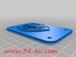 3D打印模型威尔士大学野猫枚徽章的图片