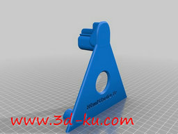 3D打印模型三角长丝线轴的图片