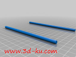 3D打印模型三角长丝线轴的图片