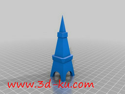 3D打印模型七彩东京塔的图片