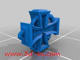 3D打印模型十字架吊坠的图片