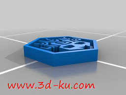 3D打印模型这是入口心灵控制器徽的图片