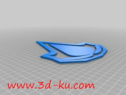 3D打印模型刺客信条徽标模具的图片
