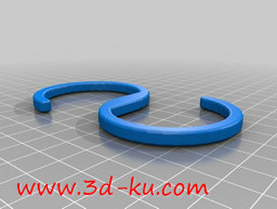 3D打印模型多才多艺的S形钩的图片