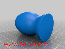 3D打印模型剃须刷柄的图片