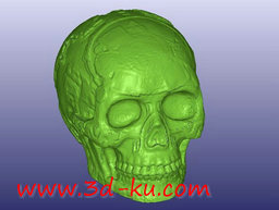 3D打印模型玛雅人头骨的图片