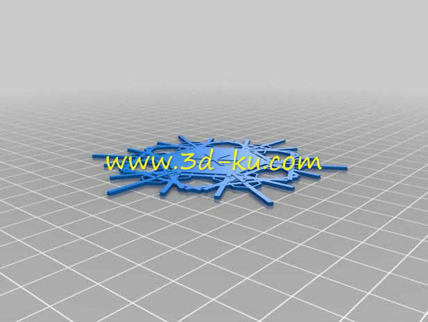 不同样子的雪花模型的图片3