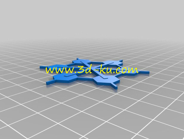 不同样子的雪花模型的图片5