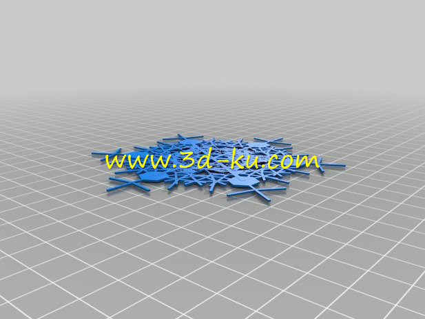 不同样子的雪花模型的图片6