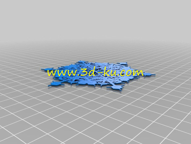 不同样子的雪花模型的图片7