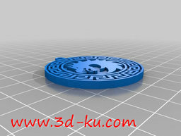 3D打印模型勋章的图片