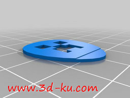 3D打印模型不再是单一的一片拨片的图片